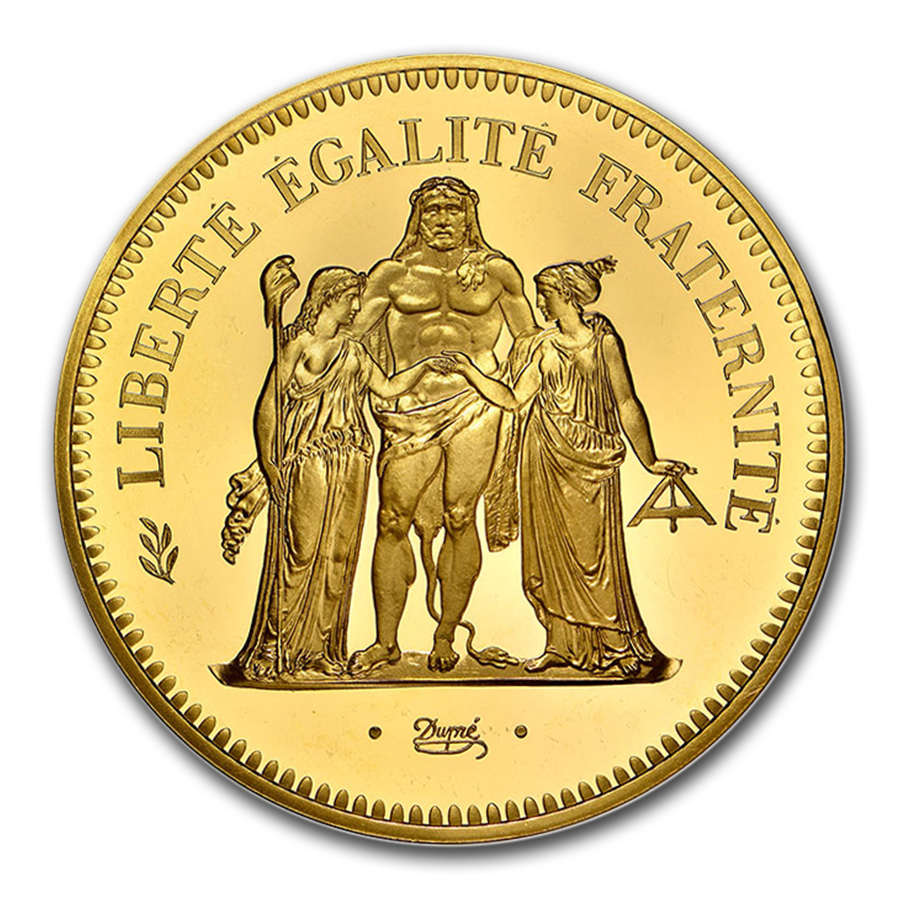 Buy 1974 France Gold Piedfort 50 Francs PR-67 UCAM NGC | APMEX