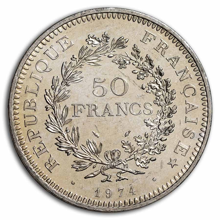 Buy 1974 France Silver 50 Francs Hercules BU | APMEX
