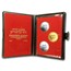 1974 Israel Ben-Gurion Commemorative Gold & Silver Set