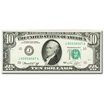 1974 (J-Kansas City) $10 FRN CU (Fr#2022-J) Offset
