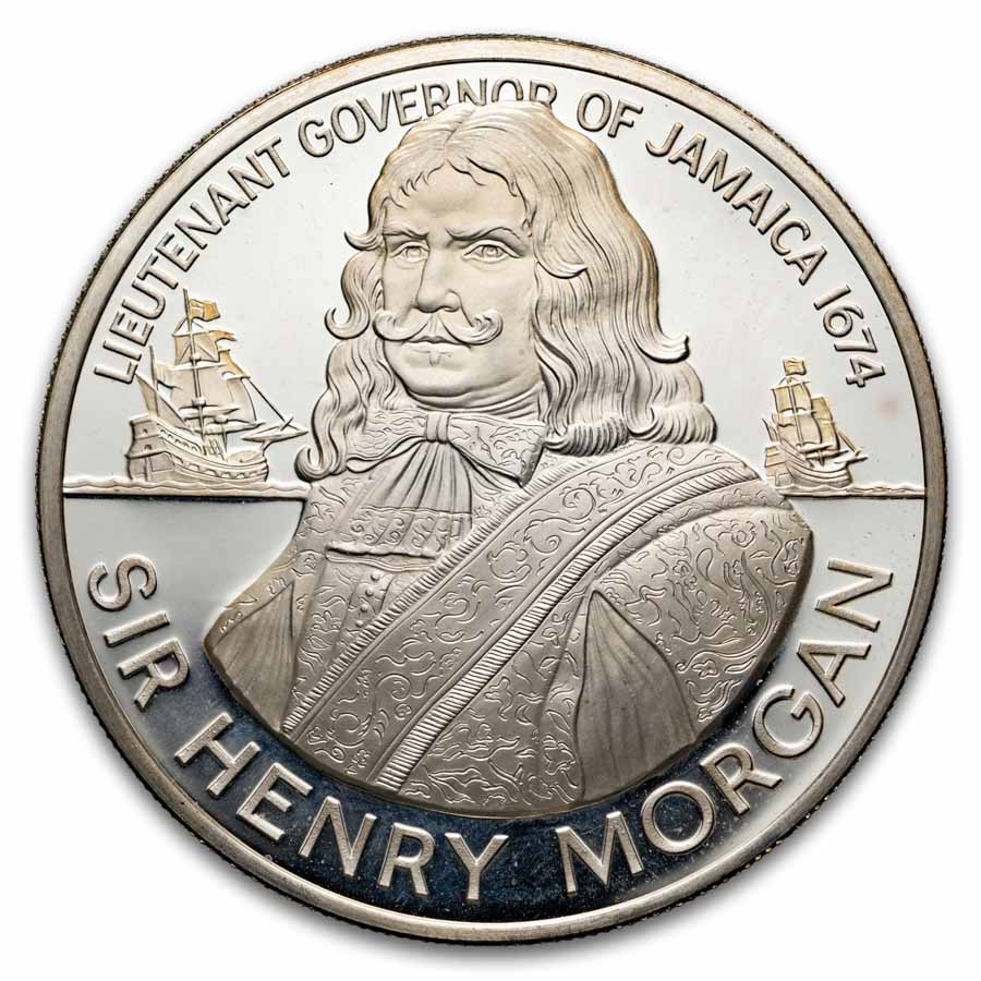 Buy 1974 Jamaica Silver $10 Sir Henry Morgan Proof | APMEX