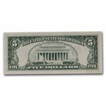 1974 (L-San Francisco) $5 FRN CU (Fr#1973-L)