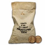 1974 Lincoln Cent $50.00 Mint Sewn Bag (Sealed)