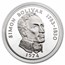 1974 Panama Silver 20 Balboas Simon Bolivar Proof