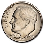 1974 Roosevelt Dime 50-Coin Roll BU