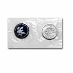 1974-S 40% Silver Eisenhower Dollar BU (Blue Mint Envelope)