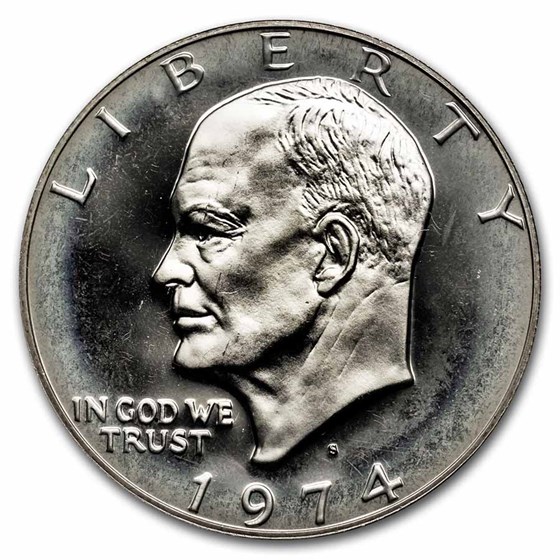 1974-S 40% Silver Eisenhower Dollar Proof (Mint Sealed)