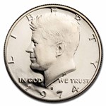 1974-S Kennedy Half Dollar 20-Coin Roll Gem Proof