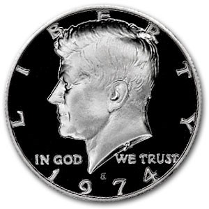 1974-S Kennedy Half Dollar Gem Proof 1974-S Kennedy Half Dollar Gem Proof