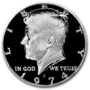 1974-S Kennedy Half Dollar Gem Proof