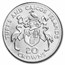 1974 Turks & Caicos Silver 20 Crowns Matte