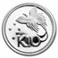 1975-78 Papua New Guinea Silver 10 Kina Bird of Paradise Proof