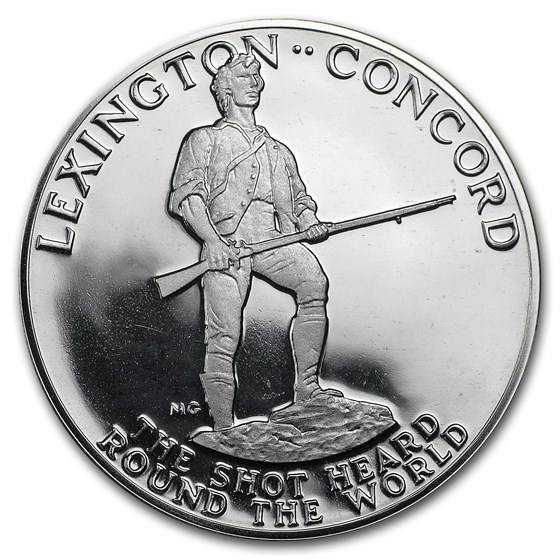 1975 American Revolution Bicentennial Sterling Silver Medal 1975 American Revolution Bicentennial Sterling Silver Medal