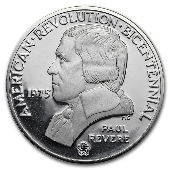 Buy 1975 American Revolution Bicentennial Sterling Silver Medal | APMEX