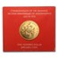 1975 Bahamas Gold $100 Anniversary of Independence BU