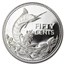 1975 Bahamas Silver 50 Cents Swordfish Proof