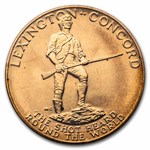 1975 Bicentennial Bronze Medal First Day Cover