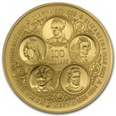 1975 Cayman Islands Gold 100 Dollars BU