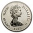 1975 Cayman Islands "Six-Queens of England" Silver $50 Proof