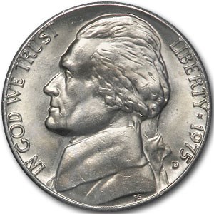 1975-D Jefferson Nickel BU 1975-D Jefferson Nickel BU