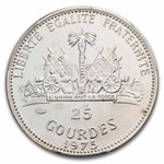 1975 Haiti Proof Silver 25 Gourdes Women's Year PR-67 PCGS