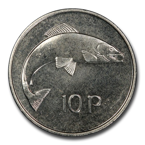 1975 Ireland Republic 10 Pence SP-67 PCGS