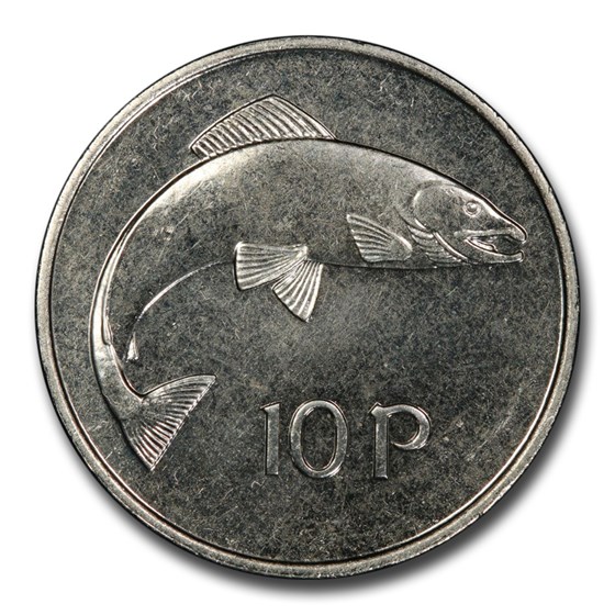 1975 Ireland Republic 10 Pence SP-67 PCGS 1975 Ireland Republic 10 Pence SP-67 PCGS