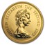 1975 Mauritius Gold 1000 Rupees Conservation Series Flycatcher BU