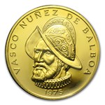 1975 Panama Gold 100 Balboas BU