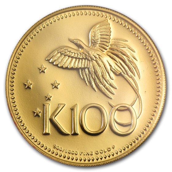 Buy 1975 Papua New Guinea Gold 100 Kina Proof Coin | APMEX