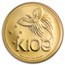 1975 Papua New Guinea Gold 100 Kina BU/Proof