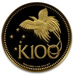 1975 Papua New Guinea Gold 100 Kina PF-69 NGC (UCAM)