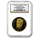 1975 Papua New Guinea Gold 100 Kina PF-69 NGC (UCAM)