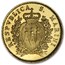 1975 San Marino Gold 1 Scudo Crowned Arms BU