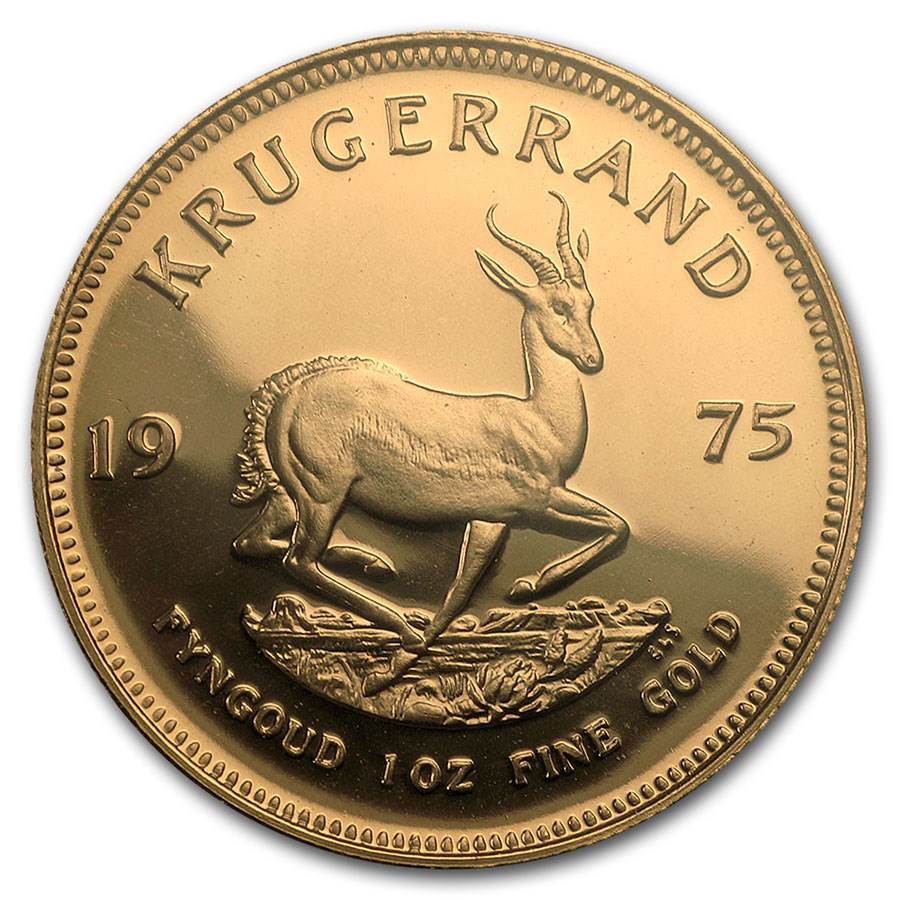 1975 South Africa 1 oz Proof Gold Krugerrand
