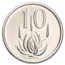 1975 South Africa 10-Coin Gold Proof Set (1 Rand & 2 Rand)