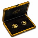 1975 Swaziland 2-Coin Gold Emalangeni Proof Set