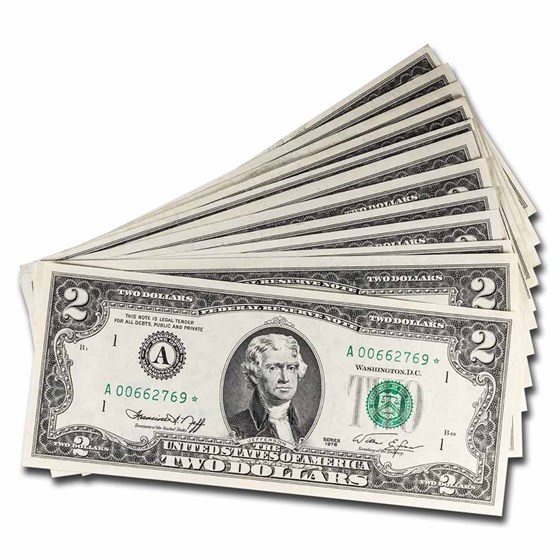1976* $2.00 District Set of 12 CU (Star Notes) 1976* $2.00 District Set of 12 CU (Star Notes)