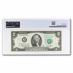 1976 $2.00 FRN UNC PMG (Fr#1935-A), America's 250th Label