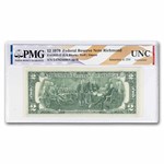 1976 $2.00 FRN UNC PMG (Fr#1935-E), America's 250th Label