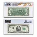 1976 $2.00 FRN UNC PMG (Fr#1935-E), America's 250th Label