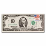 1976 $2 FRN w/Cancelled Stamp Avg Circ (Various Dates and Stamps)