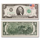 1976 $2 FRN w/Cancelled Stamp Avg Circ (Various Dates and Stamps)