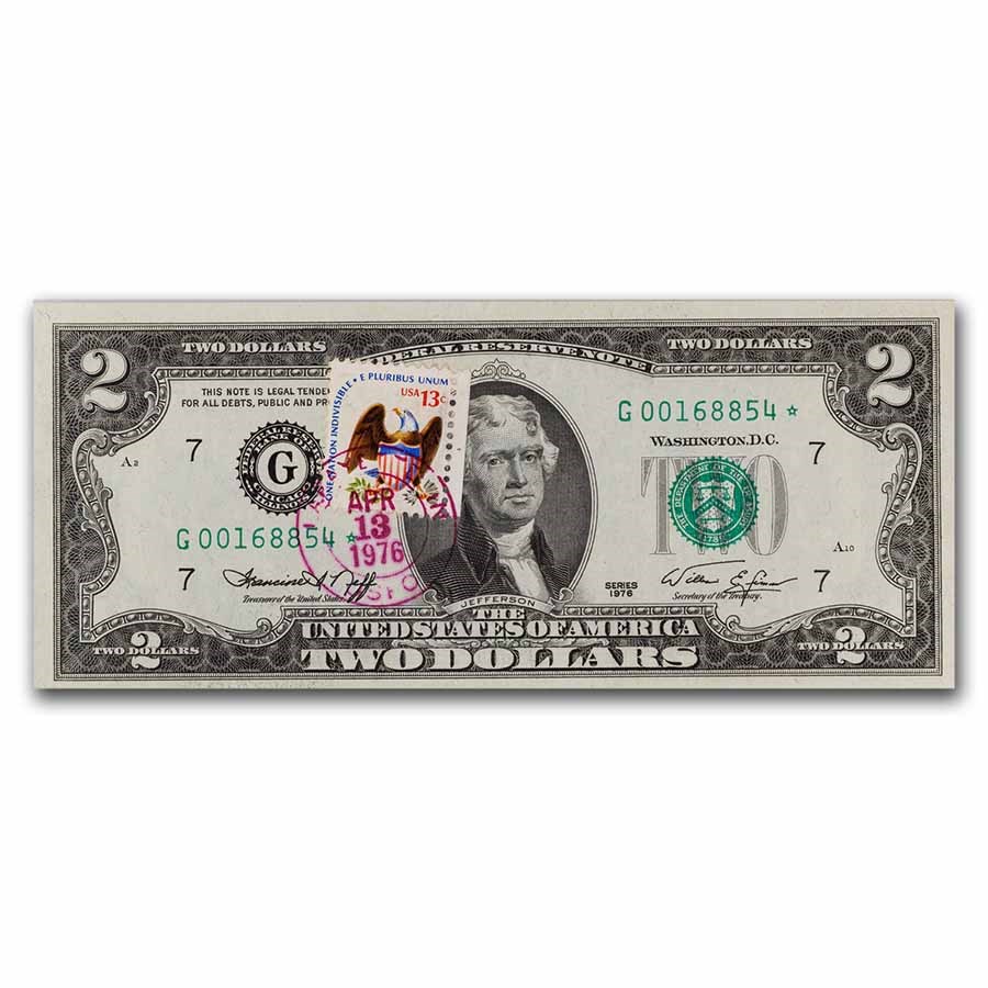 1976* $2 FRN w/Cancelled Stamp CU (Star Note, Various Dates)