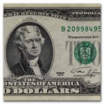 1976 (B-New York) $2.00 FRN XF (Fr#1935-B)