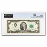 1976* (C-Phil) $2.00 FRN Unc PMG (Fr#1935-C*) America 250th-Star