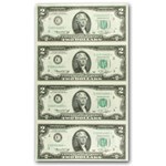 1976* (C-Philadelphia) $2.00 FRN CU (Fr#1935-C*) 4 Uncut
