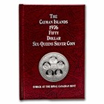 1976 Cayman Islands "Six-Queens of England" Silver $50 Proof