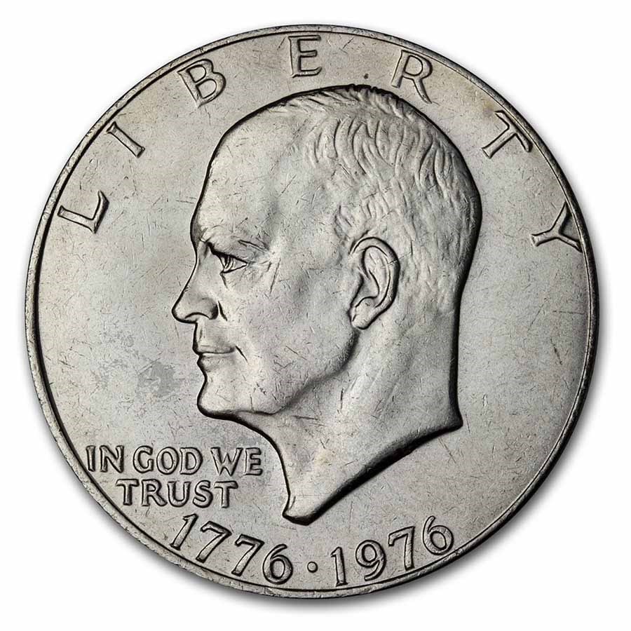 1976 Clad Eisenhower Dollar BU (Type-1)