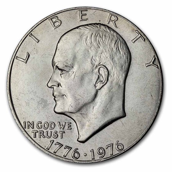 1976 Clad Eisenhower Dollar BU (Type-1) 1976 Clad Eisenhower Dollar BU (Type-1)
